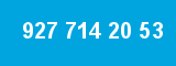 927 714 20 53 927 714 20 53